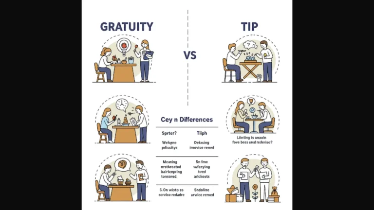 Gratuity vs Tip